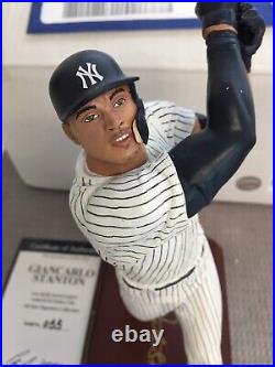 Giancarlo Stanton New York Yankees Danbury Mint Statue In Original Box & Papers