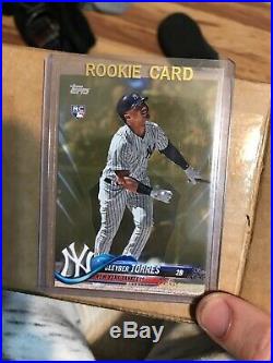 Gleyber Torres 2018 Topps Update Gold Parallel Rc Rookie Card Sp /2018 Yankees