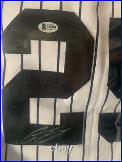 Gleyber Torres Signed New York Yankees Majestic Jersey Autographed Beckett COA