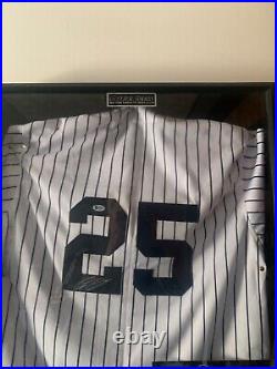 Gleyber Torres Signed New York Yankees Majestic Jersey Autographed Beckett COA