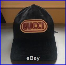 Gucci NY New York Yankees Baseball Cap Embroidery Hat Black