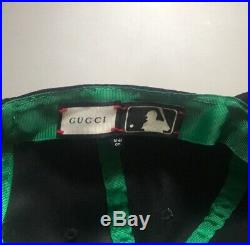 Gucci NY New York Yankees Baseball Cap Embroidery Hat Black