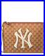 Gucci New York Yankees Gg Canvas Clutch Women's
