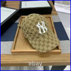 Gucci New York Yankees Gg Pattern Baseball Cap Unisex