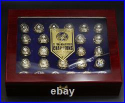 HOT New York Yankees All Years Rings Championship Ring fans collection gift box