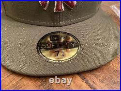 Hat Club Aux New York Yankees 2003 World Series MF DOOM Fitted Hat 7 3/4 Olive