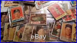 Huge 2,500+ card baseball collection 1935 to 1962, HOF, stars, many Mantle