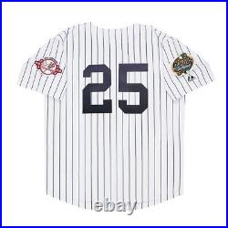 Jason Giambi 2003 New York Yankees World Series White Home Men's Jersey (S-3XL)