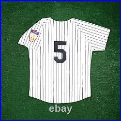 Joe Dimaggio 1951 New York Yankees Cooperstown Men's Home White AL 50th Jersey