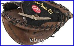 Jorge Posada New York Yankees Game Used Catcher's Glove Mitt Psa Taube Loa