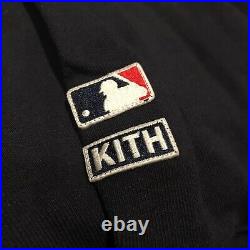 Kith X MLB NY Yankees Snake Logo Hoodie Navy Large New