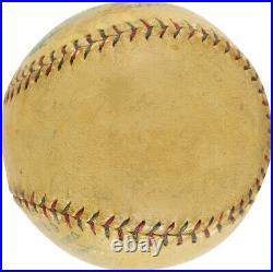 L@@K Babe Ruth Lou Gehrig Signed Autographed OAL Harridge Baseball PSA/DNA