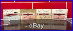 Legendary Cuts 1/1 Babe Ruth Lou Gehrig Auto 1927 Yankees Murderers Row Booklet