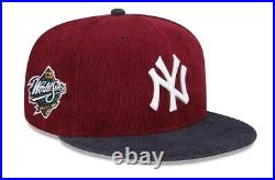 Lids Hat Drop New York Yankees Munfu Corduroy 7 1/4 Not Hat Club 59Fifty Mantle