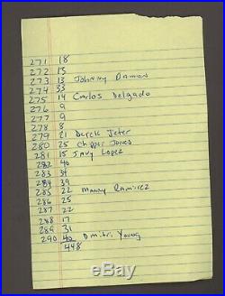 Lot (448) 1993 SP Foil ONLY with 21 #279 Derek Jeter with 25 Chipper Jones RC HOF