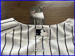 MARIANO RIVERA NEW YORK YANKEES MAJESTIC AUTHENTIC WHITE JERSEY With 2013 PATCH 56
