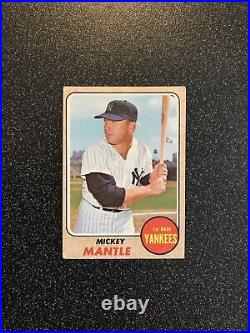 MICKEY MANTLE 1968 Topps CARD# 280 NEW YORK YANKEES
