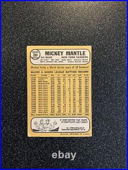 MICKEY MANTLE 1968 Topps CARD# 280 NEW YORK YANKEES