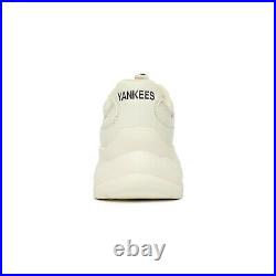 MLB BigBall Chunky Mesh New York Yankees Shoes NY Sneakers Cream/Black US 5-12