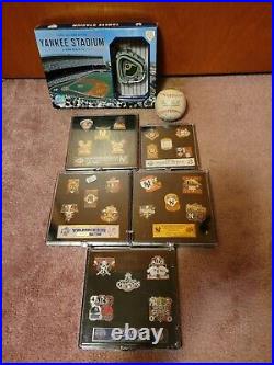 MLB New York Yankees Set Of Five World Series Commemorative LE Baseball Pins