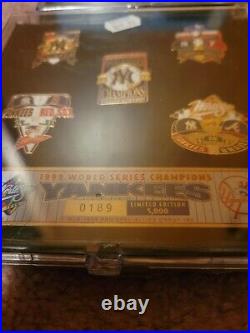 MLB New York Yankees Set Of Five World Series Commemorative LE Baseball Pins