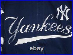 MLB New York Yankees Twill Cotton Navy Jackets JH Design New