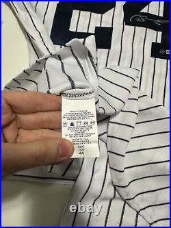 Majestic New York Yankees Gary Sanchez Autograph jersey size 44 Large gift