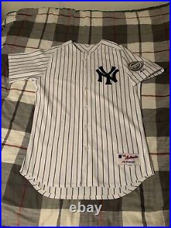 Majestic New York Yankees Mark Teixeira Home Jersey Pinstripe White Size 44 2009