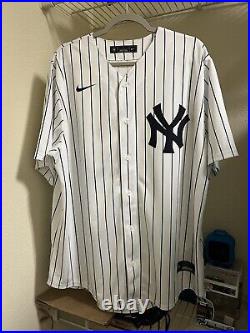 Marcus Stroman New York Yankees White Nike Pinstripe Limited Jersey