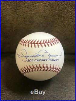 Mariano Rivera New York Yankees signed autographed inscribed baseball jsa coa