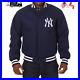 Men's Women New York Yankees NY Embroidered Blue Wool Varsity Bomber Men Jacket