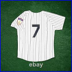Mickey Mantle 1951 New York Yankees Cooperstown Men's Home White AL 50th Jersey