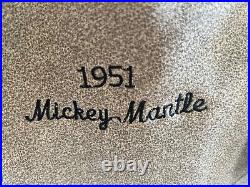 Mickey Mantle 1951 New York Yankees Mitchell &Ness Cooperstown Gray Jersey SZ 56