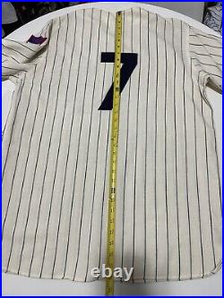 Mickey Mantle 1951 New York Yankees Mitchell & Ness Jersey sz Large rookie