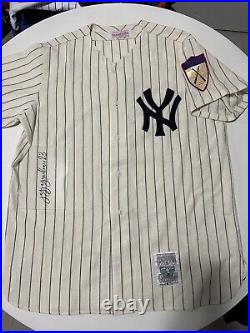 Mickey Mantle 1951 New York Yankees Mitchell & Ness Jersey sz Large rookie gift