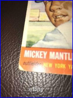 Mickey Mantle 1953 Topps Baseball Card #82 New York Yankees Psa 1 Pr