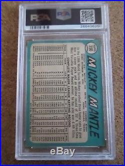 Mickey Mantle 1965 Topps baseball #350 New York Yankees PSA 6
