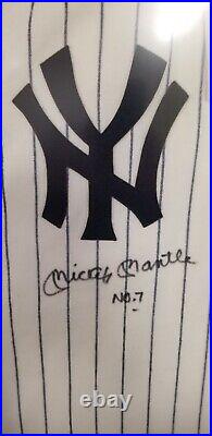 Mickey Mantle /536 Autographed Homerun Jersey JSA CERTIFIED New York Yankees HOF