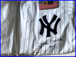 Mickey Mantle Autographed Jersey