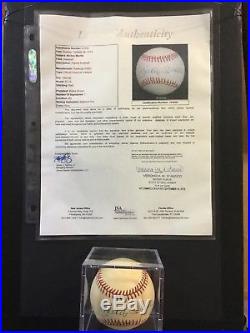 Mickey Mantle Hand Signed Baseball-James Spence Authentication! Free Shipping