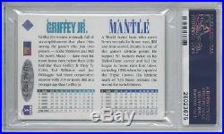 Mickey Mantle & Ken Griffey Jr. 1994 UD upper deck dual Auto PSA/DNA Authentic