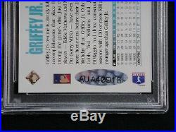 Mickey Mantle Ken Griffey Jr. Dual Signed 1994 Upper Deck Uda Card Psa/dna Auto