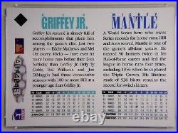 Mickey Mantle & Ken Griffey Jr Dual Signed 1994 Upper Deck Uda Card Psa/dna Auto