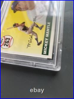 Mickey Mantle PSA 9 Topps MINT New York Yankees Baseball MLB Collector Card 2007