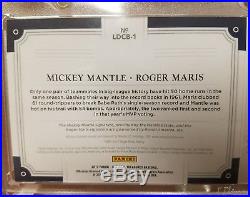 Mickey Mantle/Roger Maris 2017 National Treasures Legends Dual Cuts Booklet/5