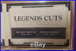 Mickey Mantle/Roger Maris 2017 National Treasures Legends Dual Cuts Booklet/5