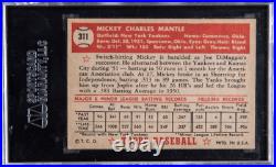 Mickey Mantle Rookie Card 1952 Topps #311 SGC 70 EX+ 5.5 Excellent RC Centered