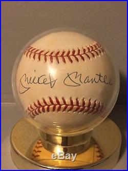 Mickey Mantle Signed Ball UDA Upper Deck American League