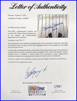 Mickey Mantle Signed New York Yankees Mitchell Ness Baseball Jersey No. 7 BAS
