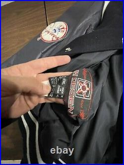 NEW Rare Vintage New York Yankees Jeff Hamilton MLB Wool Reversible Jacket 2XL